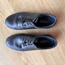 Black LEATHER Ecco lace-up