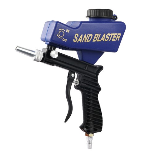 Handheld air sandblaster sand - air,