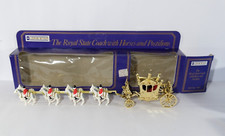 Lone Star Royal State Coach Diecast Model – Horses & Postilions – Vintage UK  K4