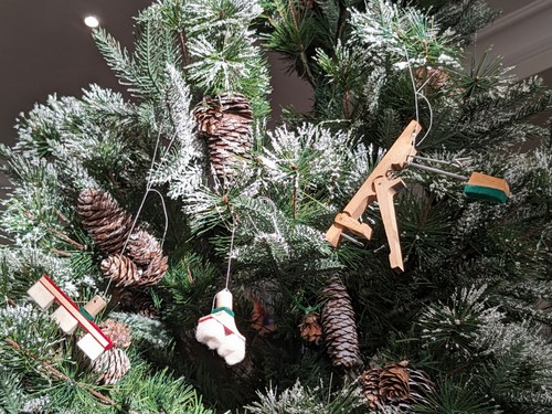 Piano damper christmas tree - piano,