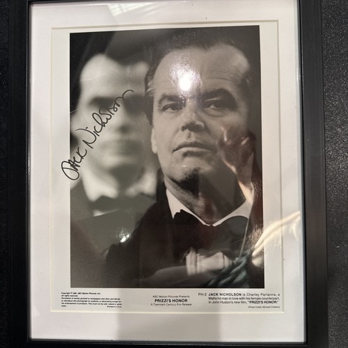 Jack nicholson signed 10 - jack,