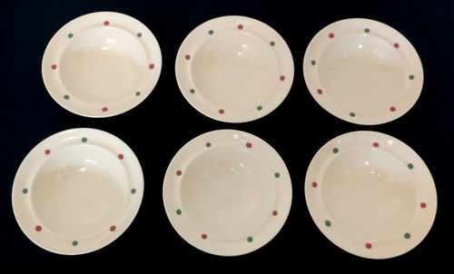 Set vintage polka dot - set, of