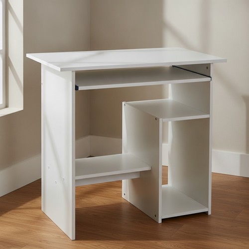 Modern wooden computer desk - modern,