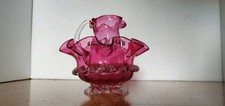 Antique Cranberry Jug And