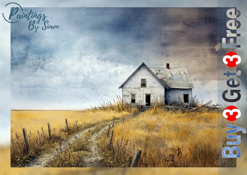 Abandoned farmhouse x7 - |, 5"x7"