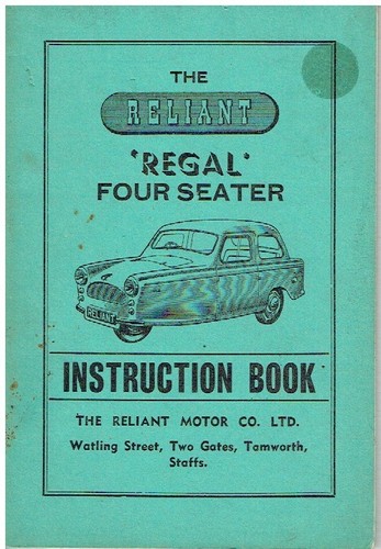 Reliant regal mk3 - reliant, /