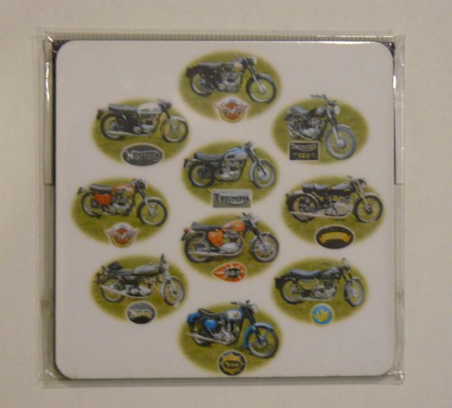 Motorbikes coaster classic - motorbikes,