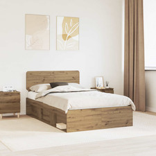 Bed frame artisan oak 120x190 - oak,