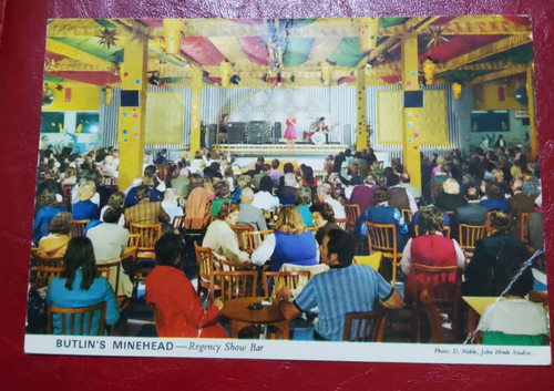Butlins minehead postcard - minehead,