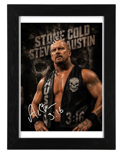 Stone cold steve - austin, signed