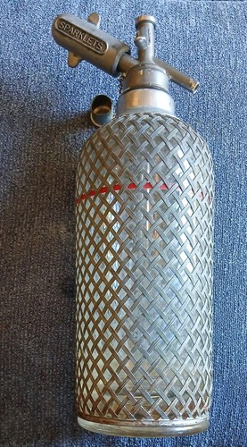 Original vintage wire glass - original, &