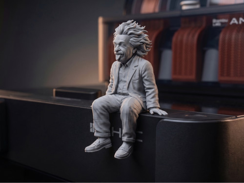 Cheeky sitting einstein - sitting,