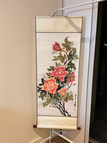 Hand painted chinese peony - painted,