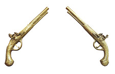 Pair Of Brass Decorative