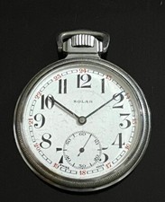 Rare Rolex Solar Pocket Watch