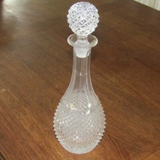 Vintage Crystal Decanter Port