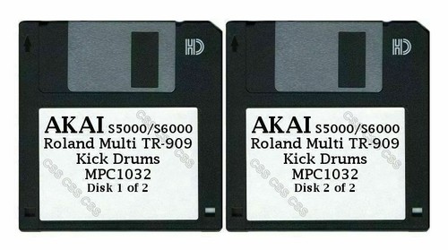 Akai s5000 s6000 - s6000, floppy