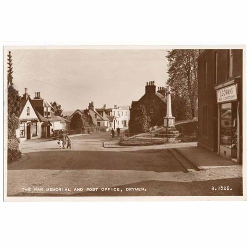 Drymen war memorial and post - drymen,