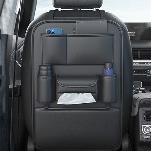 Car seat back storage bag - back,