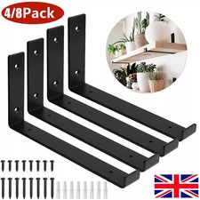 4/8 Pack Rustic Shelf Brackets