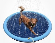 YUDANSI Dog Paddling Pool, 100 Thickened Foldable Dog Pool For Small Dogs Cats