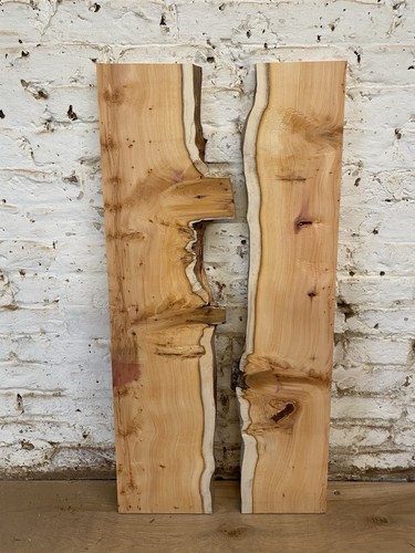 Waney edge live - edge, dried
