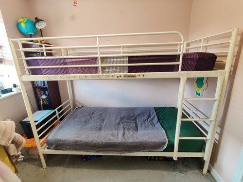 Ikea white bunk bed - ikea,