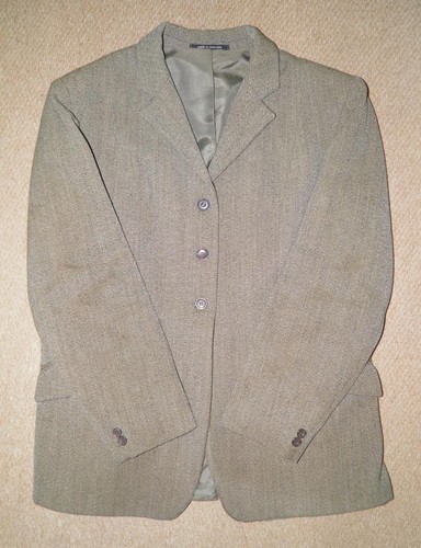 Vintage gents green tweed 100 - gents, 100%