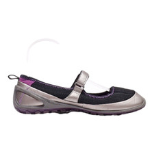 ECCO Ballet Shoes Black Synthetic Womens UK 4