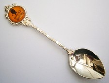 SZ898) Sherlock Holmes Detective souvenir vintage collectors spoon