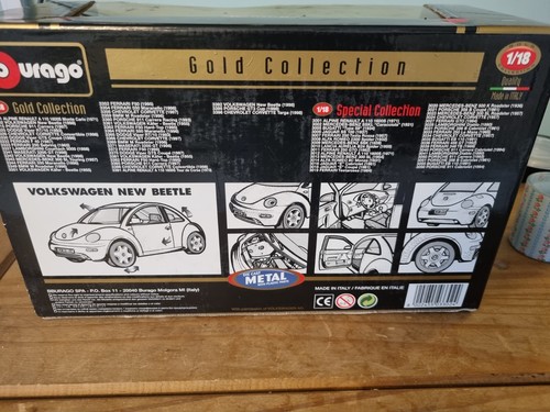 Burago 1998 beetle - burago, 1:18