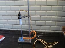 lab stand Bunsen burner upcycled lamp light flame bulb 1 off pat tested man cave