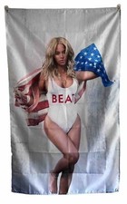 BEYONCE FLAG POSTER BANNER 5x3 FOOT FREE 48HR UK POSTAGE