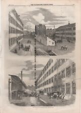 Illustrated London News 1858 Engraving Broadwood Piano Manufacturer London