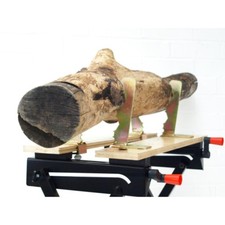 Saw Horse Log Holder Clamp