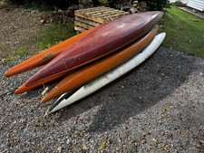 5 Fibreglass Canoes.  Old, but great fun on a small lake or pond