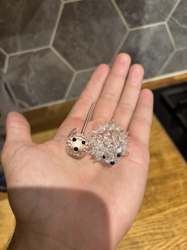 Swarovski crystal hedgehog and - swarovski,