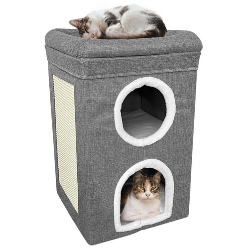 Tier indoor cat house with - 2,