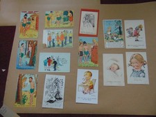 14 humour post cards unused colour