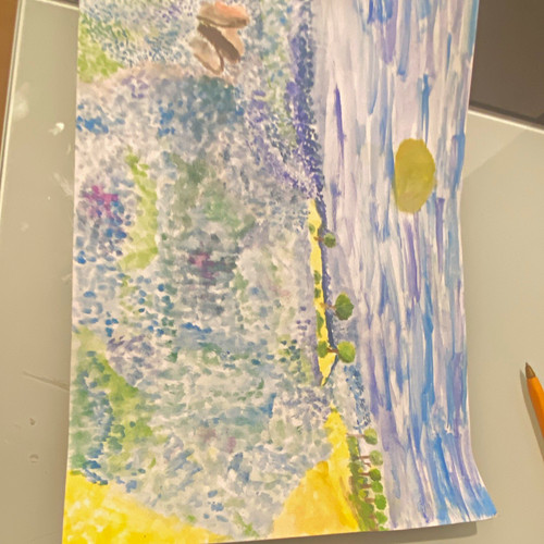 Impressionist landscape - impressionist,