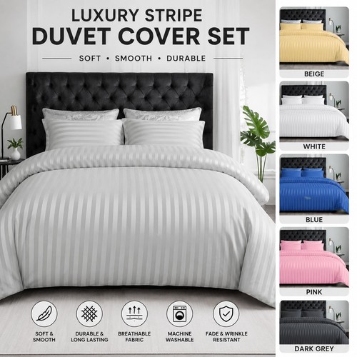Luxury shinny stripe - shinny, duvet