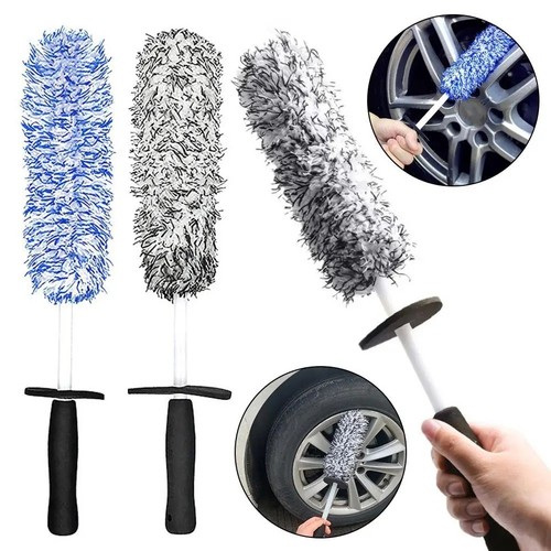 Car wheel cleaning brush - wheel,