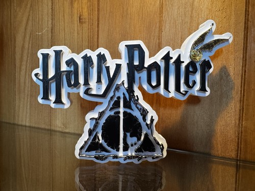 Harry potter printed sign - 3d,