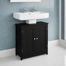 Black Bathroom Under Sink