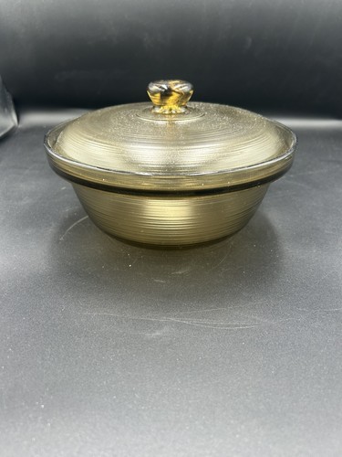 Vintage arcopal brown glass - vintage,