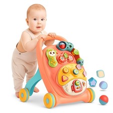 Baby Walker First Steps 2in1 Activity Musical Toys Car Children's Music Walker