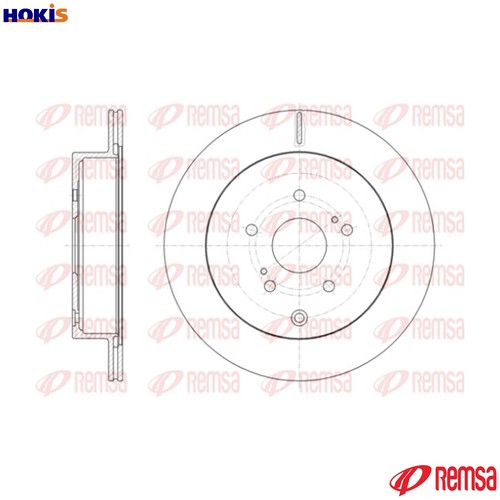 Brake disc 61416 for - brake,