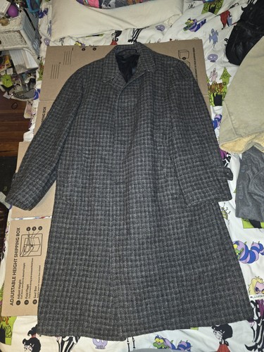 Harris tweed coat - harris, unisex