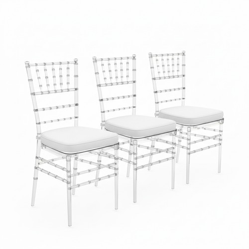 Set clear acrylic - of,