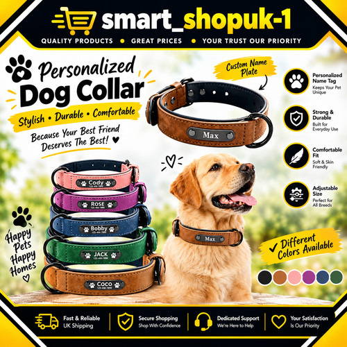 Soft leather collar - soft,
